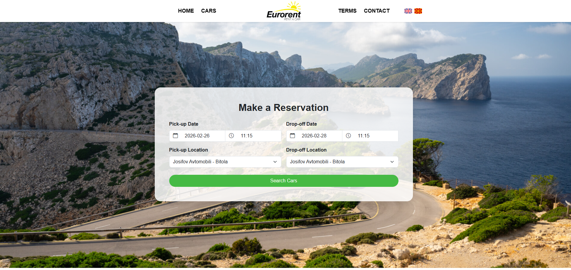 Preview of eurorent.mk